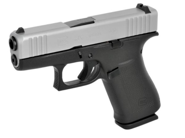 Glock 43X Silver Slide Kal. 9mm, 10 Schuss,